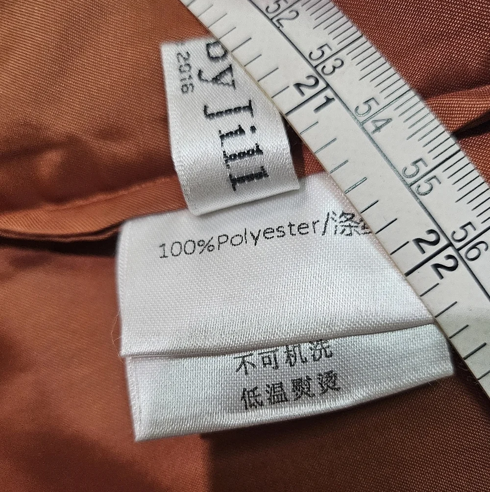 GGC by Jill London Rust Orange Sheath Maxi Dress Medium - Picture 8 of 10